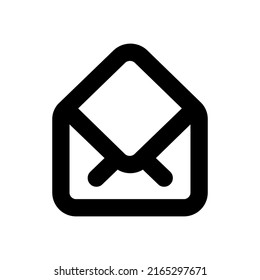 Open envelope vector icon. Mail message symbol. Vector EPS 10