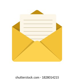 Open Envelope Vector Until You See The Contents Of The Internal Document Email Sending Ideas.