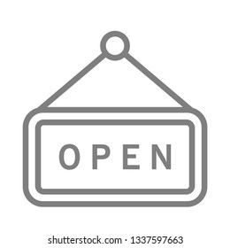 open favorites icon vector