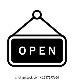 open favorites icon vector