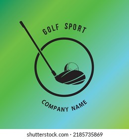 Open Field Golf Sport Logo
