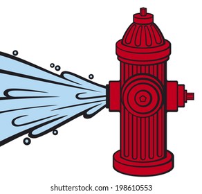 open fire hydrant 