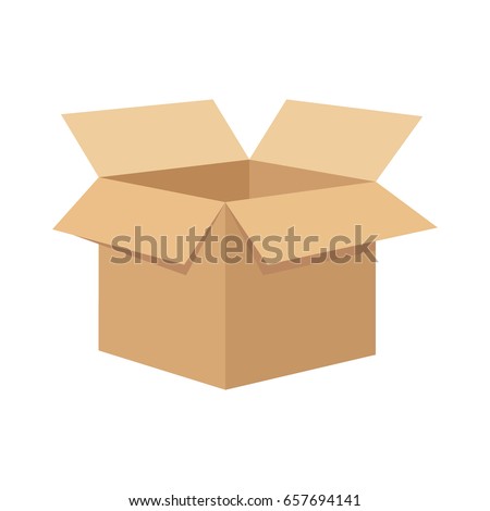 Similar – Image, Stock Photo empty of cardboard box with bubble wrap