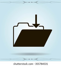 Open folder icon