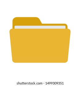 Document Folder Icon Stock Vector (Royalty Free) 762121243