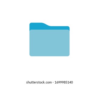 open folder icon. Folder with documents on white background, vector