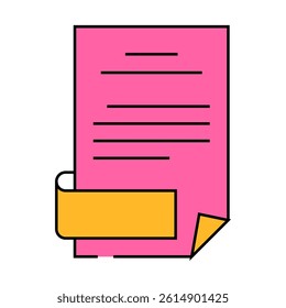 open folder line icon vector. open folder sign. isolated symbol illustration