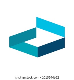 Open Fragment Hexagonal Block Symbol Design
