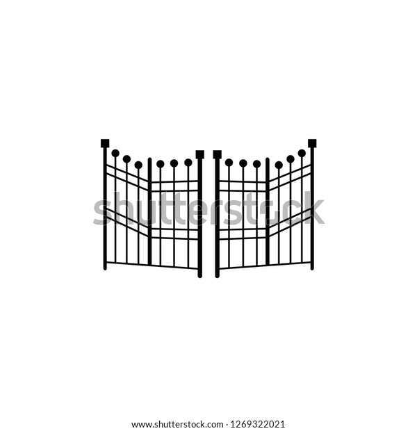 Open Gate Logo Stock Vector (Royalty Free) 1269322021 | Shutterstock