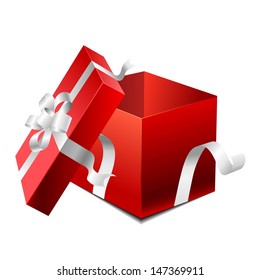 open gift box