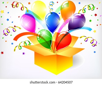 open gift box