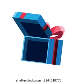 open gift present icon vector