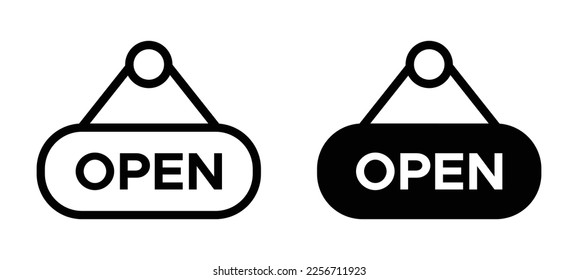 Abrir colección de iconos vectoriales gráficos 