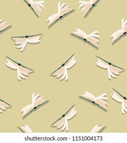 open green book  flat pattern