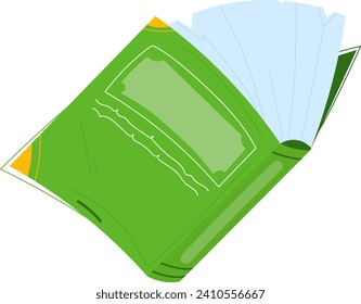 Open green wallet with money inside. Cartoon flat style wallet with cash. Finance savings and budgeting vector illustration.