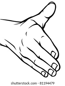 open hand