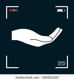 Open hand icon