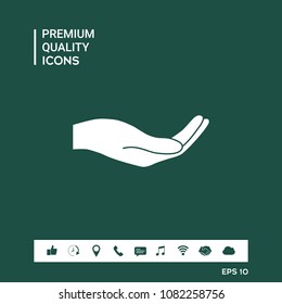 Open hand icon