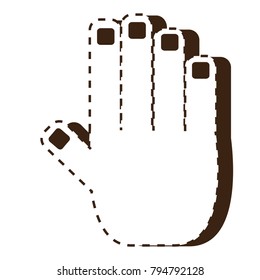 open hand icon
