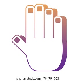 open hand icon