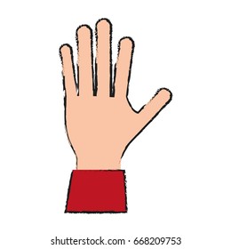 open hand icon image 