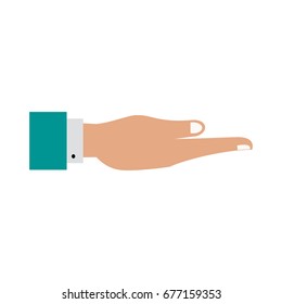 open hand icon image 