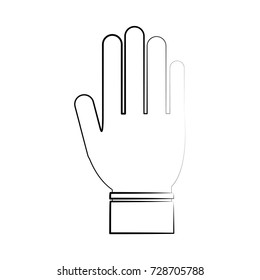 open hand icon image 