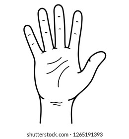 Hand Outline Female High Res Stock Images Shutterstock