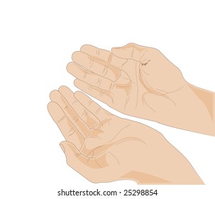 Open hands