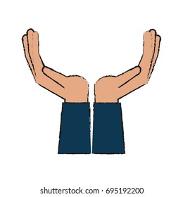open hands facing up icon image 