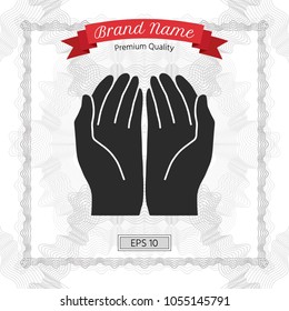 Open hands icon
