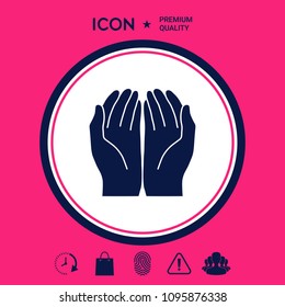 Open hands icon