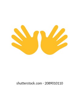 Open Hands Jazz Vector Emoji