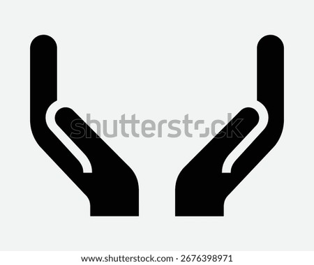 Open Hands Worship Gesture Icon Care Holding Hold Caring Praying Offering Pray Offer Blessing Bless Charity Receive Palms Palm Hand Arm Sign Symbol
