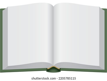 Open hardcover book book page