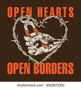 Corazones abiertos fronteras migrantes