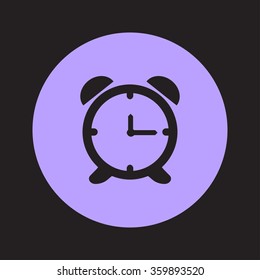 Open hours a day. Clock face.
