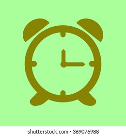 Open hours a day. Clock face.