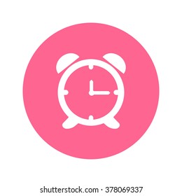 Open hours a day. Clock face.