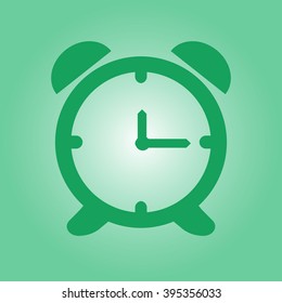 Open hours a day. Clock face.