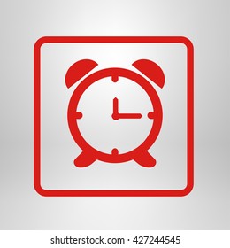 Open hours a day. Clock face.