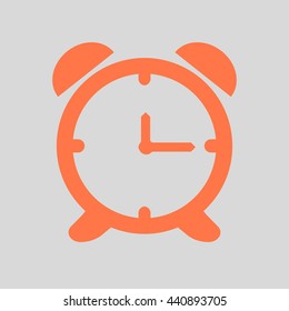 Open hours a day. Clock face.