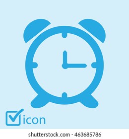 Open hours a day. Clock face.