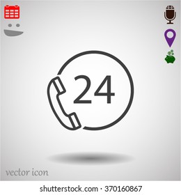 Open hours  .VECTOR ICON 10 eps