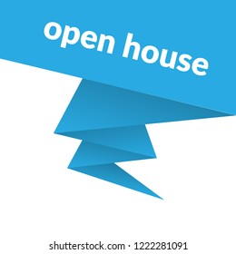 open house sign,label. features speech bubble. open house tag sign,banner