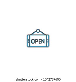 Open icon design. Shopping icon vector illustration