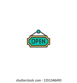 Open icon design. Shopping icon vector illustration