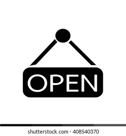 Open Icon Illustration design