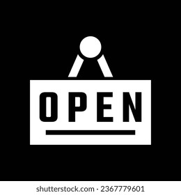 Open Icon Illustration design template