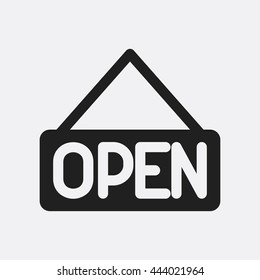 Open icon illustration isolated vector sign symbol